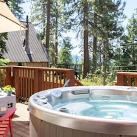 Lake Views, Pet-Friendly Cabin With Hot-Tub In King'S Beach Kings Beach Esterno foto